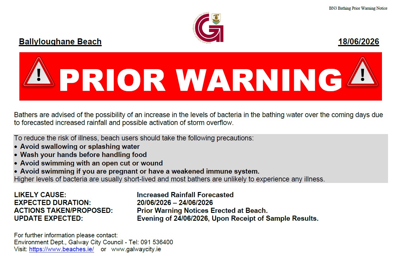 Notice for Ballyloughane