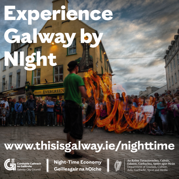 Galway by Night: Online ‘What’s On’ Guide Launched Unveiling the City's Evening and Night-Time Charm