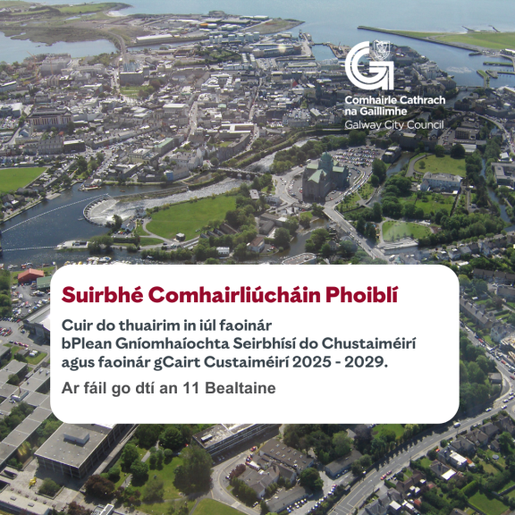 Graphic as Gaeilge