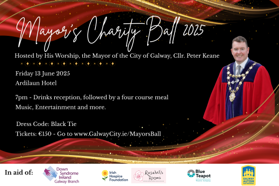 Graphic of Mayor's Charity Ball 2025