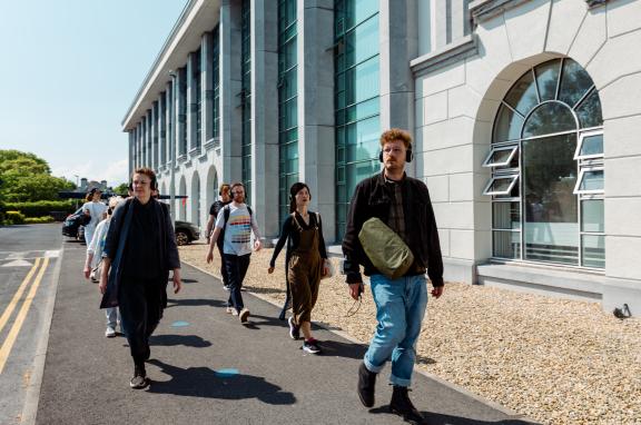 Christopher Steenson 1, Airwalk – Ambient Air Quality Sensing System, 2025, with members of the Westside community, 13 May 2025, Photograph by Tom Flanagan