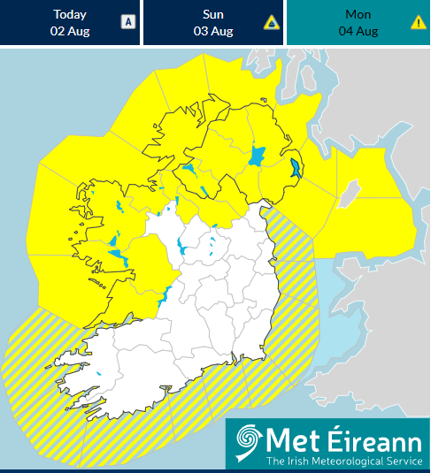 Storm Floris Yellow Warning