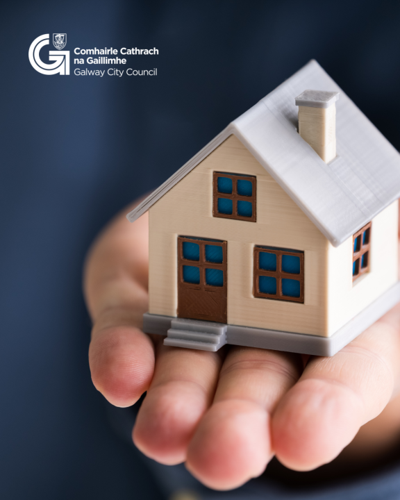 hand holding toy house