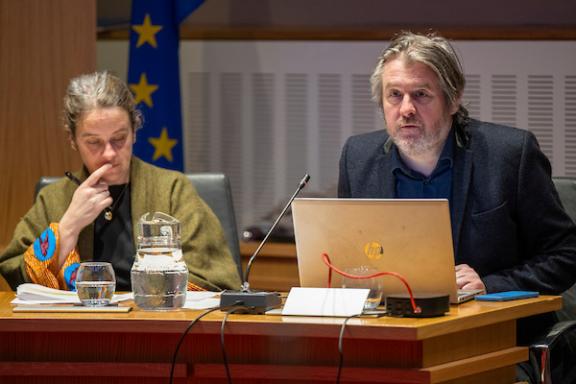 Irish officer and council at Irish SPC meeting 