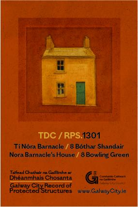 Road poster on Nora Barnacle's House