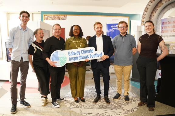 staff at launch of festival