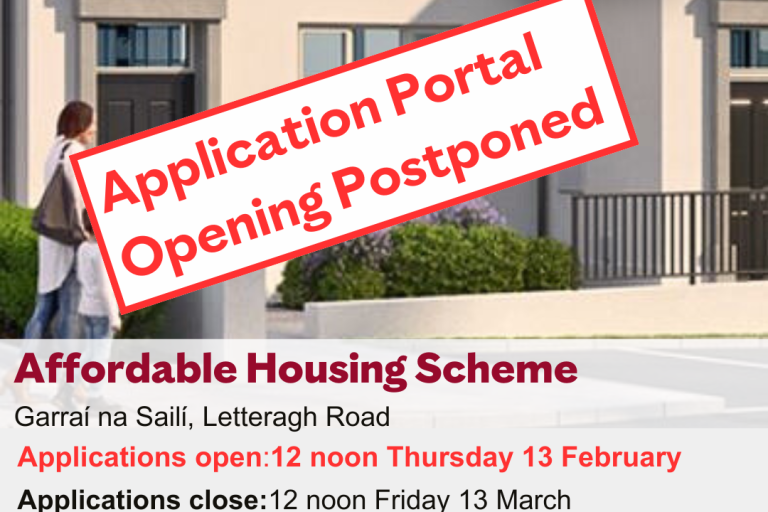 house in Garrai na Saili with application portal opening postponed