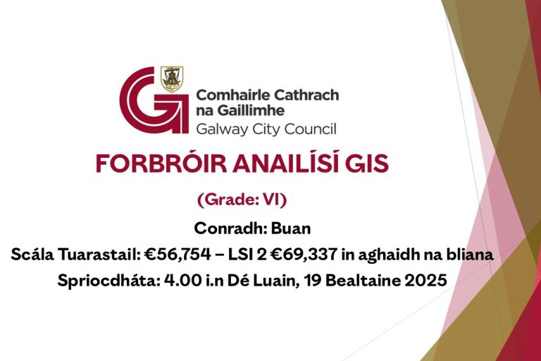 Recruitment Image - Gaeilge