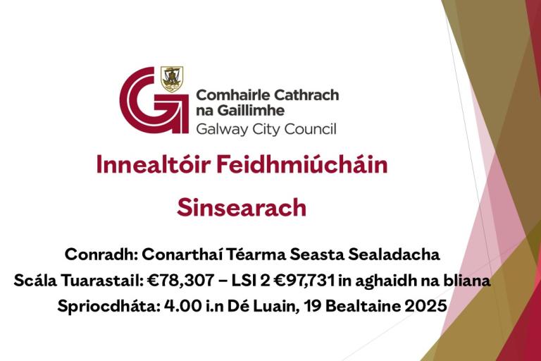 Recruitment Image - Gaeilge
