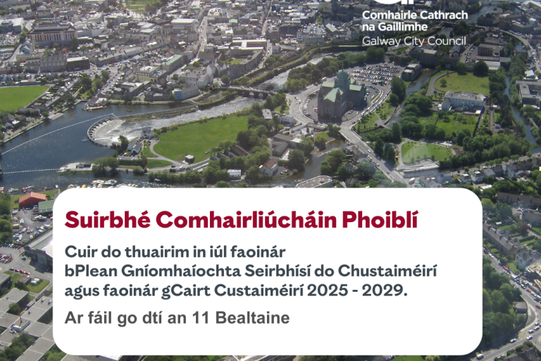 Graphic as Gaeilge