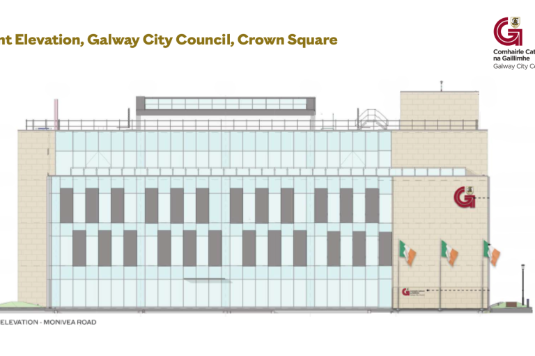 Front Elevation, Galway City Council, Crown Square