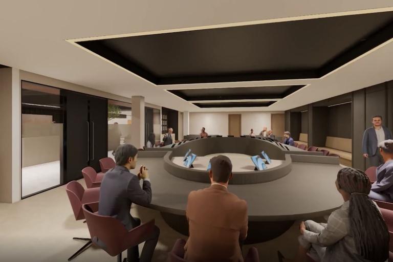 Illustration of Council Chamber