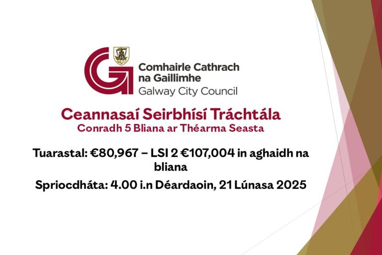 Recruitment Image - Gaeilge
