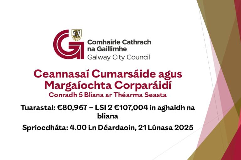 Recruitment Image - Gaeilge