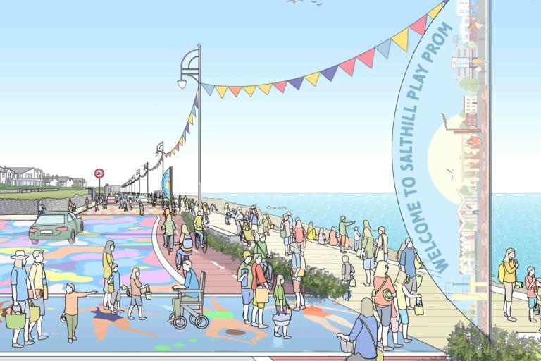 Illustration of Salthill Prom 