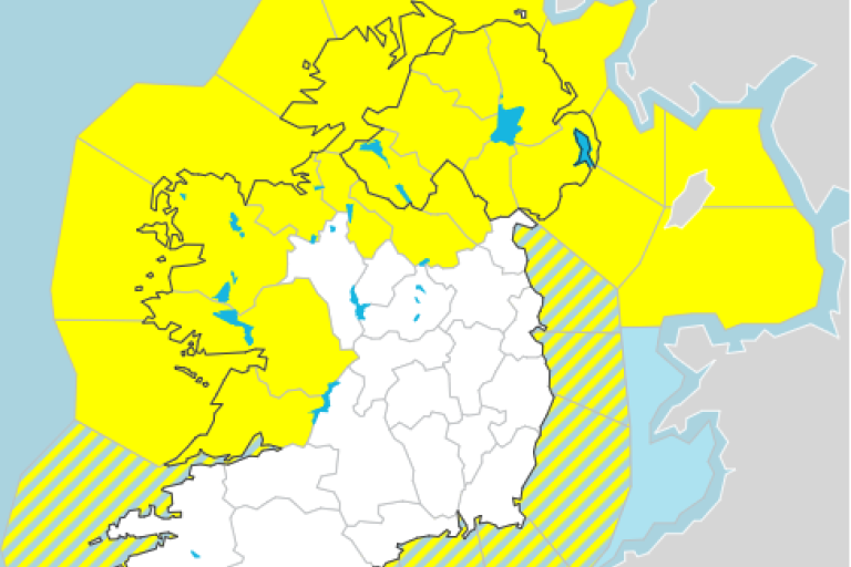 Storm Floris Yellow Warning