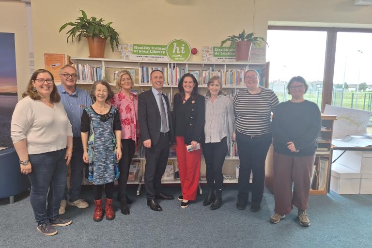 Westside library staff with CE