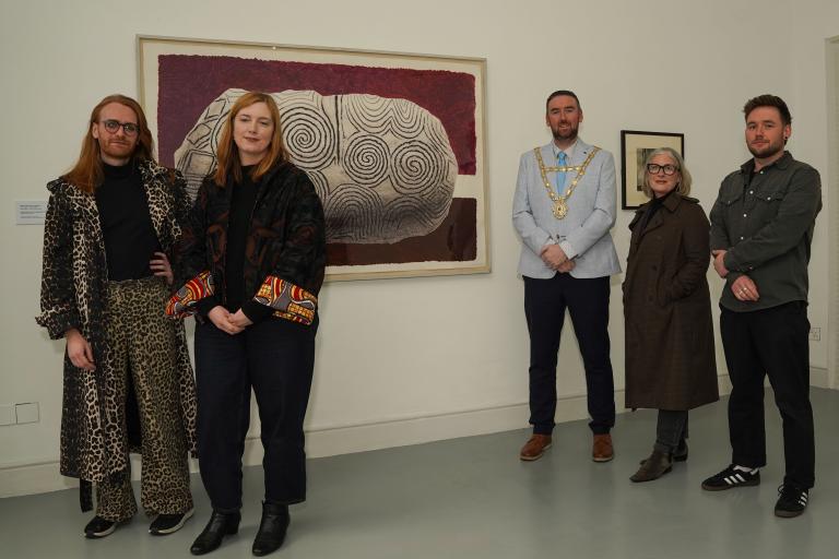 People at launch of Gallery Lates at Galway Arts Centre