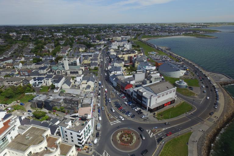 Aerial View of Salthill Galway City