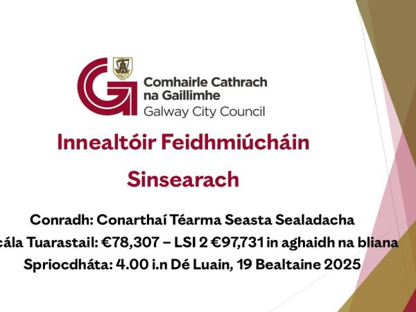 Recruitment Image - Gaeilge