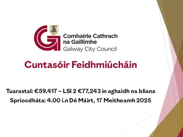 Recruitment Image - Gaeilge
