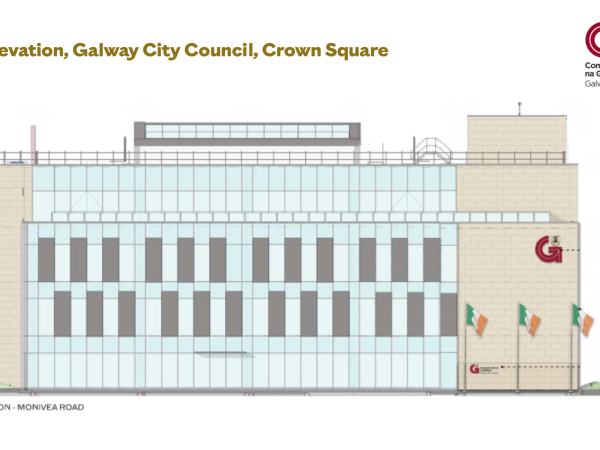 Front Elevation, Galway City Council, Crown Square