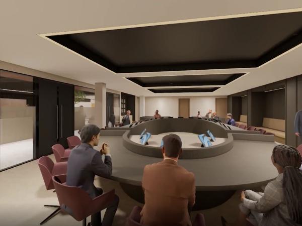 Illustration of Council Chamber