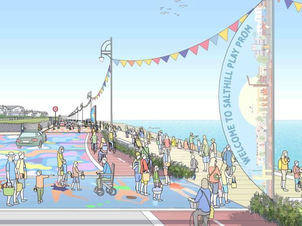 Illustration of Salthill Prom 