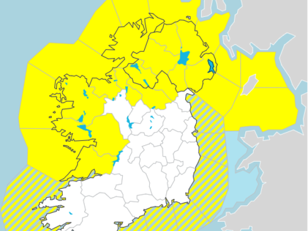 Storm Floris Yellow Warning