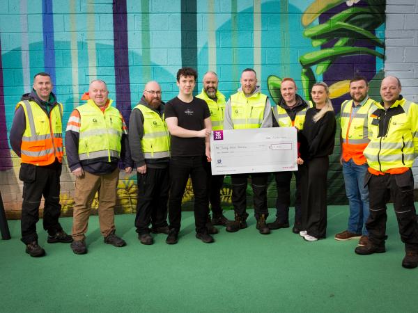 Outdoor staff with GAP Staff at Handover