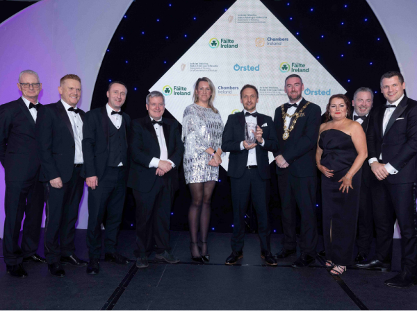 GCC Employees accepting award