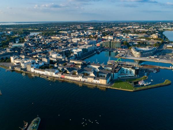 Aerial photograph of Galway City 