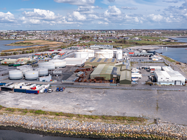 Galway Port from the Air