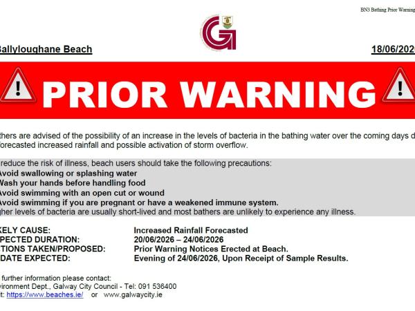Warning Notice Ballylougane