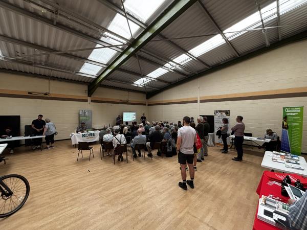 talk in community centre