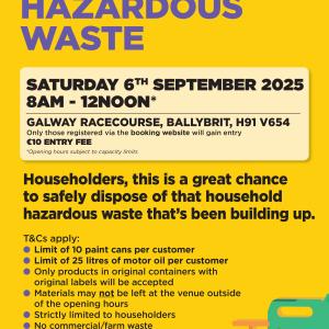 Hazardous Waste Day Poster 2025